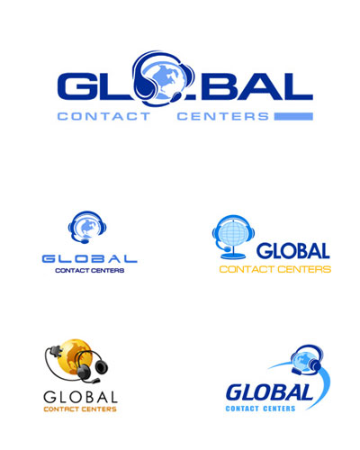 Professional look and creative logo for call center services